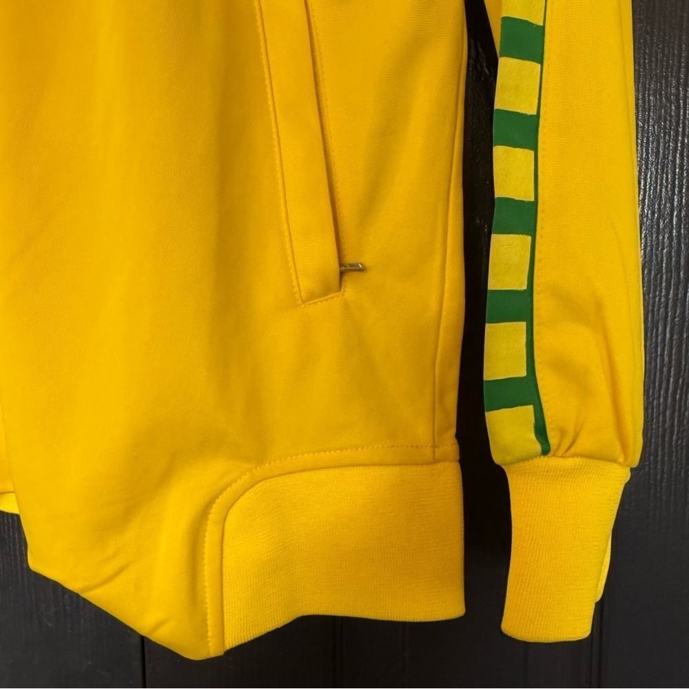 Nike Jacket Soccer Brazil World cup official Men S Yellow removable hoodie - Picture 4 of 16